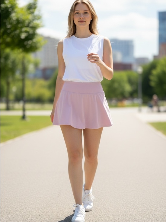 lululemon athletica Dresses & Skirts - lululemon athletica Pink Circle Skater Skirt
